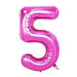 Anagram Number Balloon- pink 26“