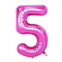 Anagram Number Balloon- pink 26“