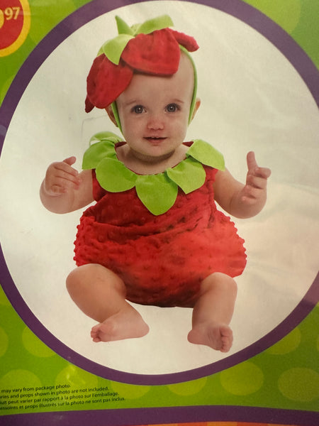 baby infant strawberry costume