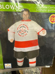 Inflatable Hockey Player Adult Halloween Costume