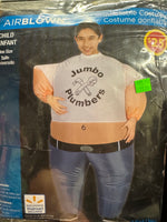 Inflatable Childs costume plumber