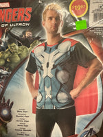 Men's Adult Thor Costume shirt and cape xl 44-46