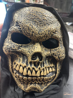 hooded foam skeleton mask
