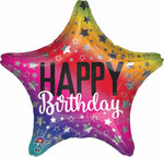 Anagram Balloons RAINBOW STAR birthday 19"