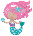 SHIMMERING MERMAID 29" foil balloon