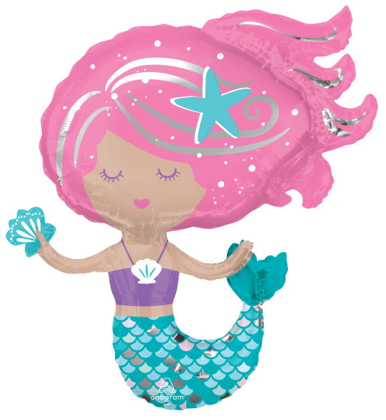 SHIMMERING MERMAID 29" foil balloon