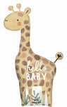 Anagram Balloons Giraffe Hello BABY 42"  balloon