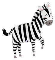 Betallic JUNGLE ZEBRA 50" Foil Balloon