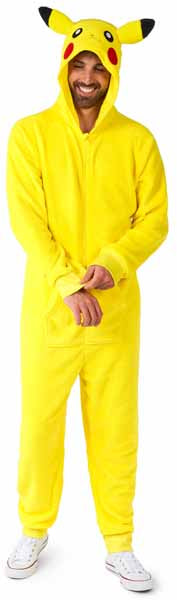 Opposuits PIKACHU ADULT ONESIE LARGE