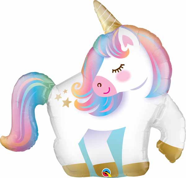 Qualatex UNICORN 41" SHAPE foil balloon