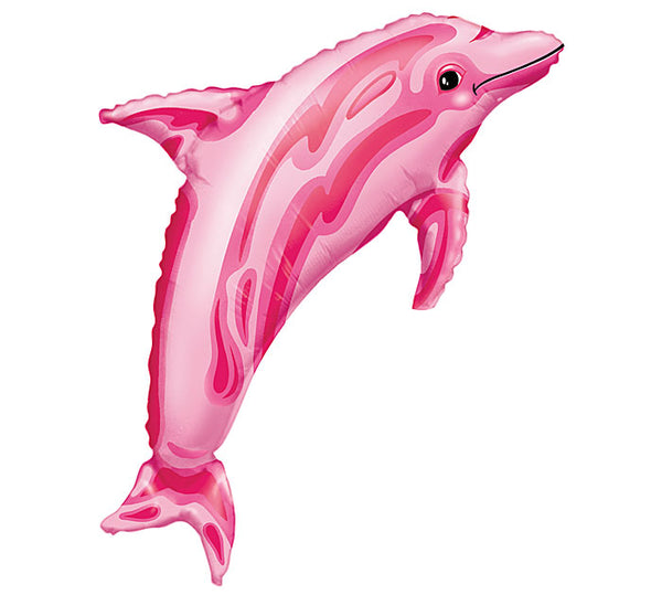 Anagram Pink Dolphin SuperShape Foil Balloon