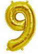 Anagram Number Balloons - Gold 34 "