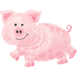 Anagram 35” Pig SuperShape Foil Balloon