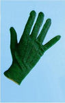 BLACK RIBBED GLOVES SNAP NYLON