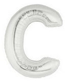 Letter Balloons - Silver 36"