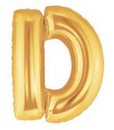 Letter Balloons - Gold 36"