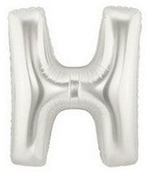 Letter Balloons - Silver 36"