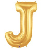 Letter Balloons - Gold 36"