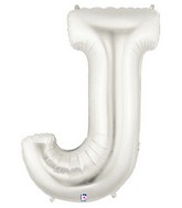 Letter Balloons - Silver 36"