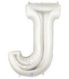 Letter Balloons - Silver 36"