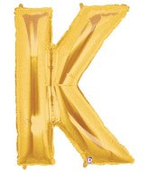 Letter Balloons - Gold 36"