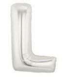 Letter Balloons - Silver 36"