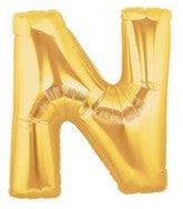 Letter Balloons - Gold 36"
