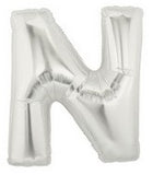 Letter Balloons - Silver 36"