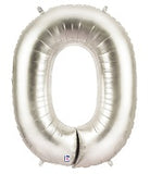 Letter Balloons - Silver 36"