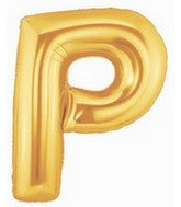 Letter Balloons - Gold 36"