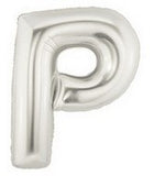 Letter Balloons - Silver 36"
