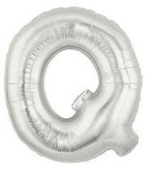 Letter Balloons - Silver 36"