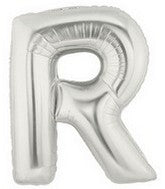 Letter Balloons - Silver 36"