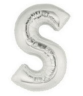 Letter Balloons - Silver 36"