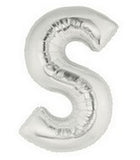 Letter Balloons - Silver 36"