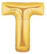 Letter Balloons - Gold 36"