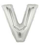 Letter Balloons - Silver 36"