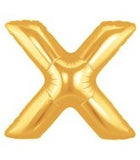 Letter Balloons - Gold 36"