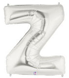Letter Balloons - Silver 36"