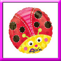 Anagram 18in Foil Balloon- Cute Lady Bug