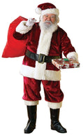 Crimson Regal Adult Santa Suit with Faux Fur Trim –