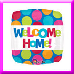 18" Welcome Home  Foil Balloon