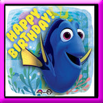 18" Foil Dory Happy Birthday Balloon
