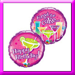 18in Birthday Forget The Cake Balloon