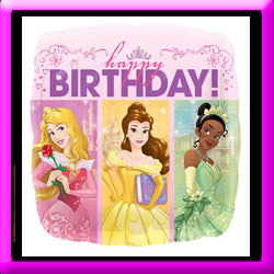 18" Square Disney Princess Foil Balloon