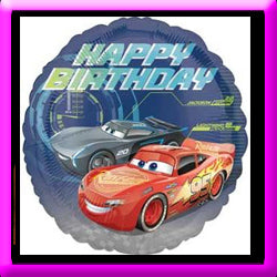 18" Lightning McQueen Foil Balloon Cars