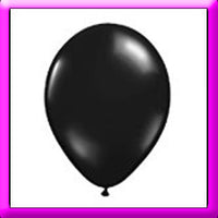 11" Black Latex Balloon