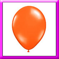 11" Orange Latex Balloon