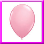 11" Pink Latex Balloon