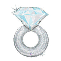 30” rose gold Diamond Ring SuperShape Foil Balloon
